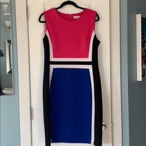Colour block dress